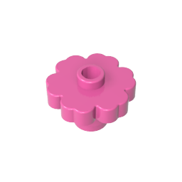 Plant, Flower 2 x 2 - Round [Open Stud]