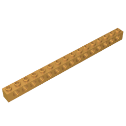 Technic Brick 1 x 16 [15 Holes]