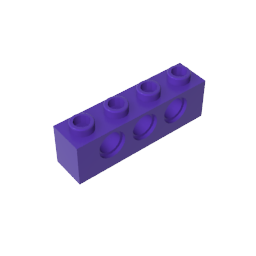 Technic Brick 1 x 4 [3 Holes]